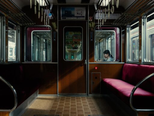 woman, train, kyoto, japan, people, transportation, work, routine, waiting, daylight, morning, japancontest